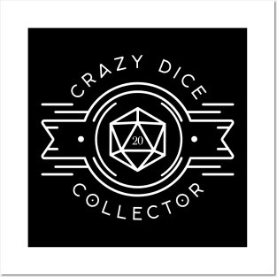 Crazy Dice Collector Polyhedral Dice Set Tabletop RPG Posters and Art